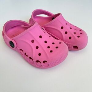 Pink Kids Crocs - Size 9
